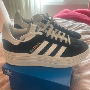 Adidas gazelle bold- women’s 6.5- worn a handful of times but have no flaws